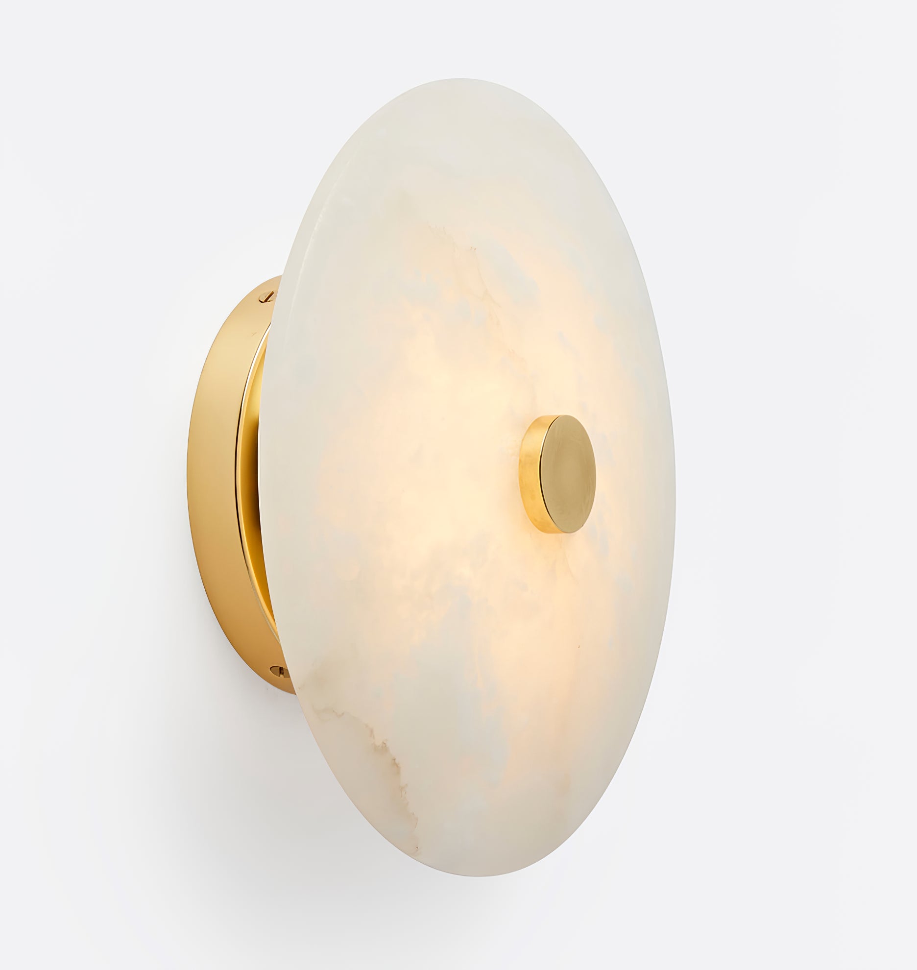 Ankeny Alabaster Ceiling Light Fixture - Modern White Stone Pendant Lamp for Dining Room, Bedroom & Living Room Lighting