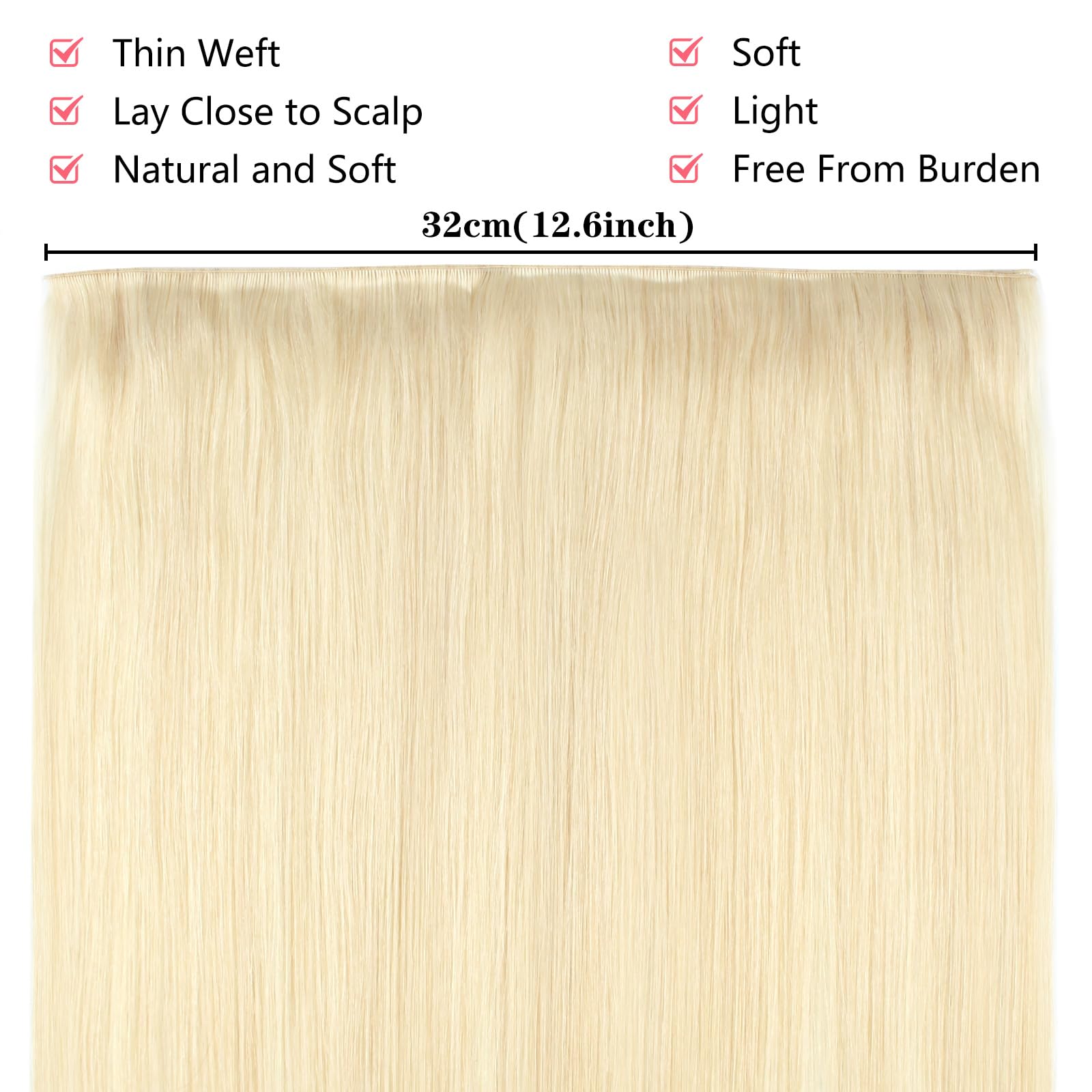 ABH AMAZINGBEAUTY Sew-in Hand-Tied Weft Hair Extensions 20