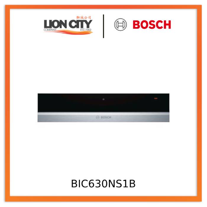 Bosch BIC630NS1B Built-In Warming Drawer - Stainless Steel Appliance for Keeping Food Warm | Perfect for Kitchens, Restaurants & Entertaining