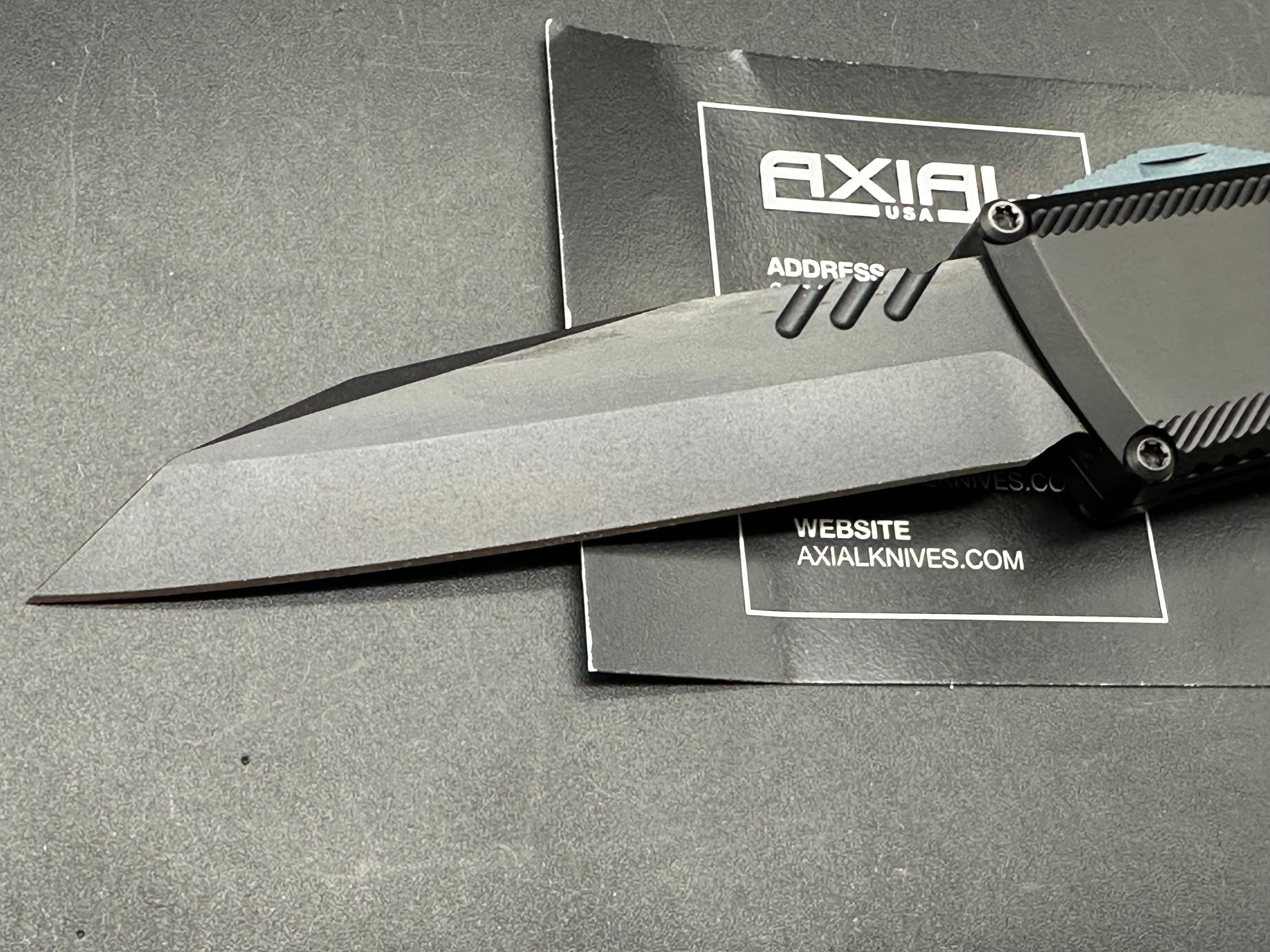 AXIAL Shift Gen 3 Wharncliffe DLC Coated Folding Knife - EDC Pocket Knife for Outdoor, Camping & Everyday Carry