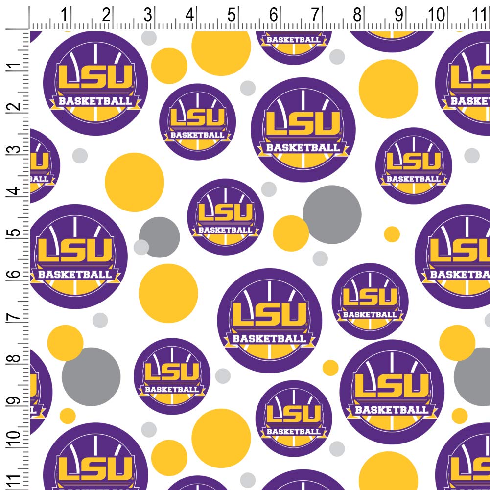 LSU Tigers Basketball Gift Wrap Roll - Premium Wrapping Paper for Sports Fans, Team Spirit Gifts, Birthday & Holiday Presents - Perfect for Game Day, Fan Parties & School Events