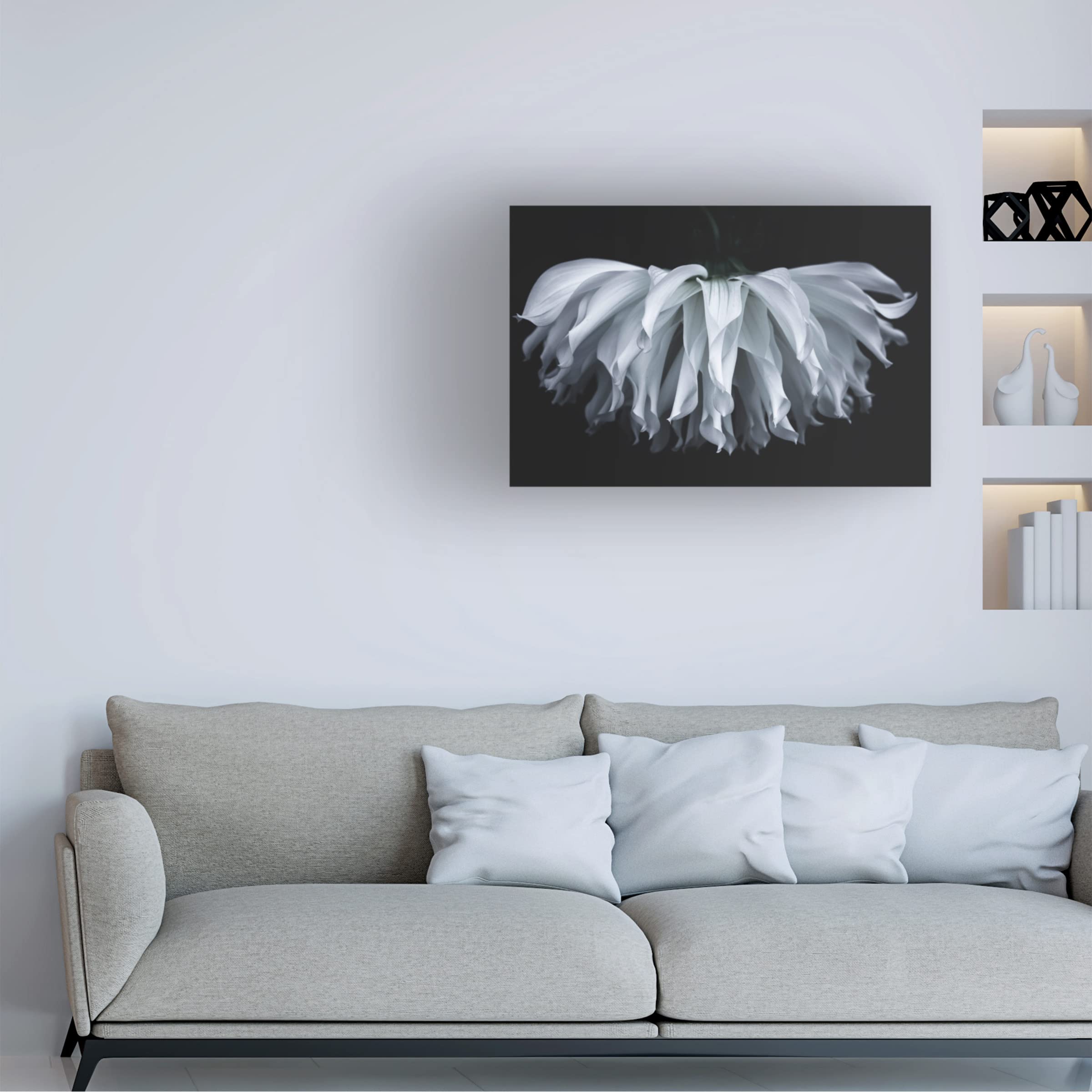 Takashi Suzuki 'Flare Flower' Canvas Wall Art Print - Modern Floral Home Decor for Living Room, Bedroom & Office