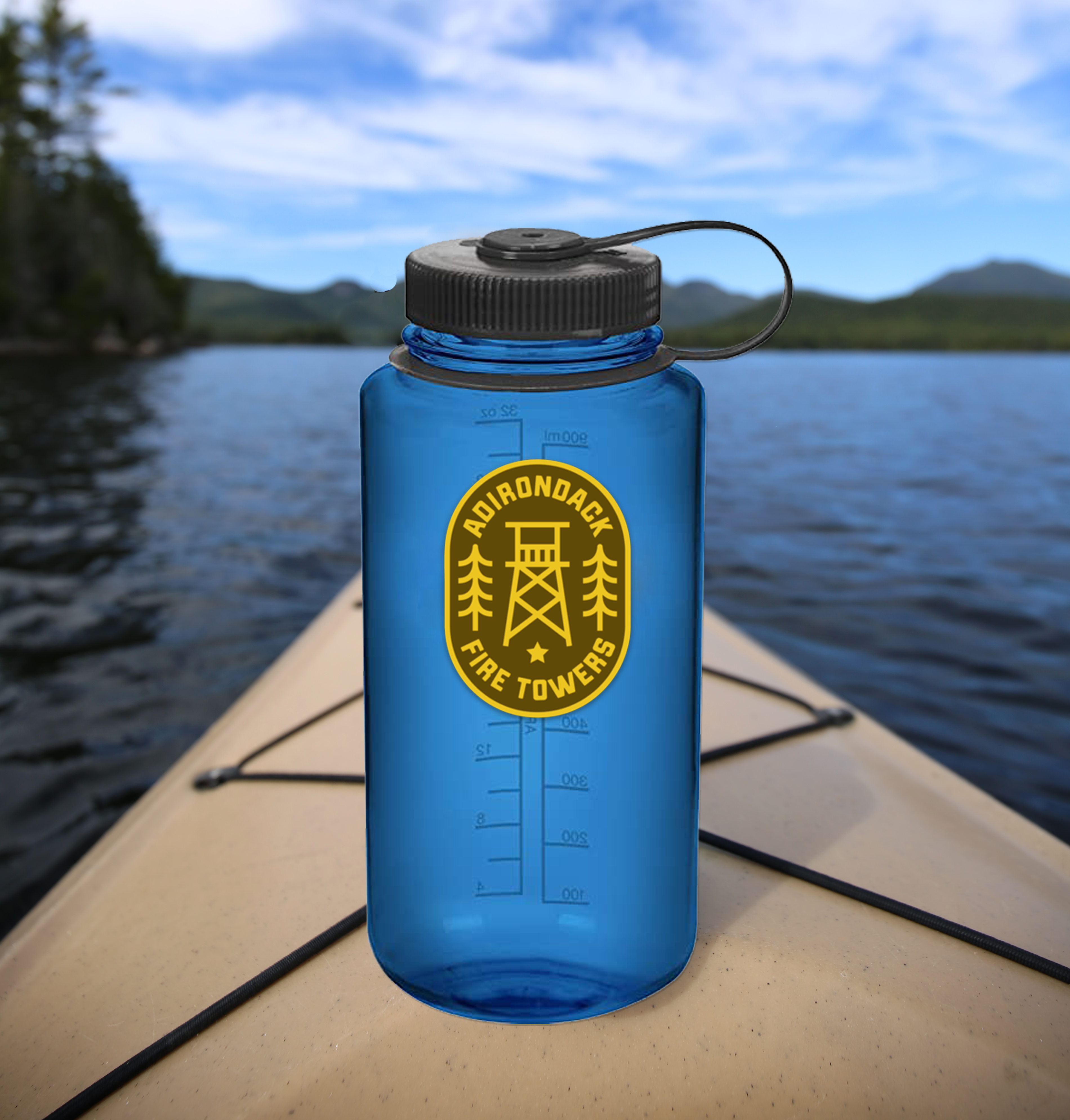 ADK Fire Towers Vinyl Stickers - Waterproof, Durable Decals for Laptops, Cars, and Outdoor Gear - Perfect for Hiking Enthusiasts and Nature Lovers
