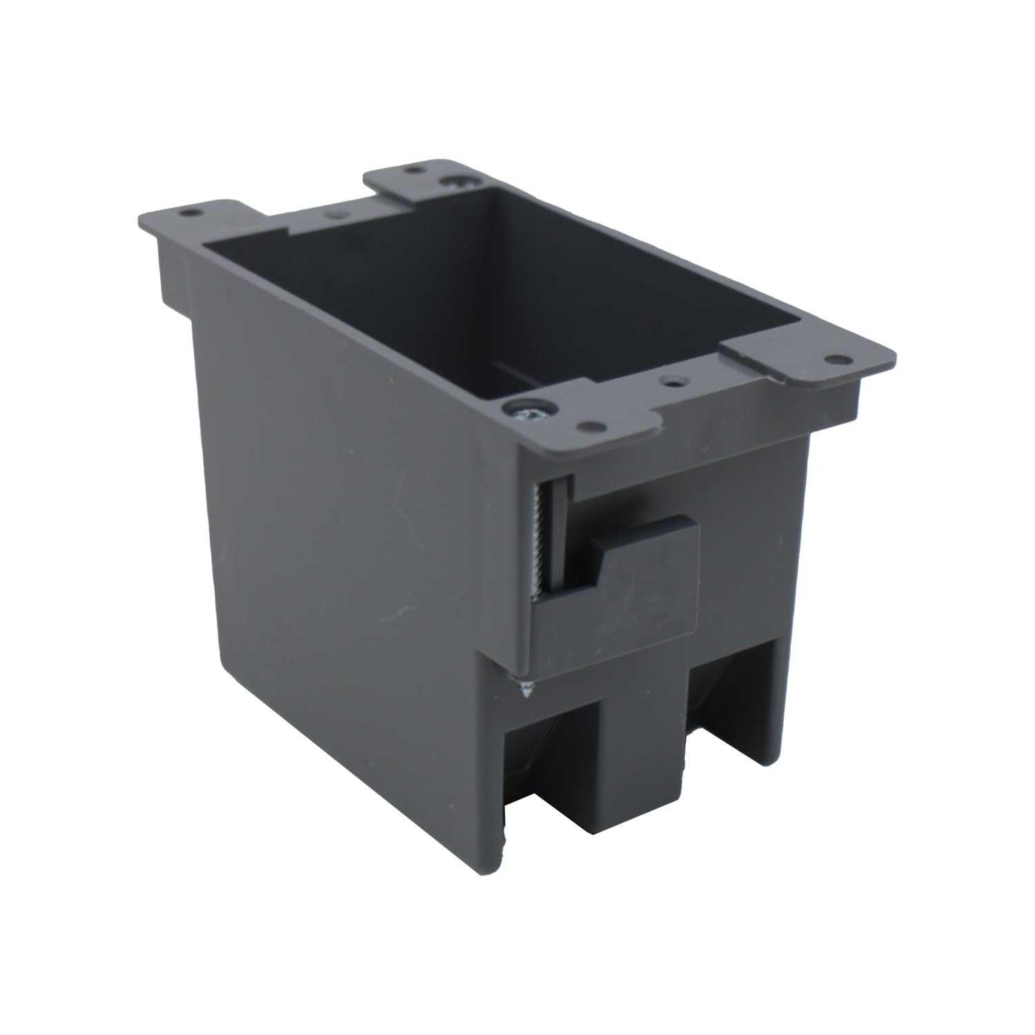 1-Gang PVC Old Work Electrical Box, 14 cu.in. Deep Switch & Outlet Box, ETL Certified for Home Improvement, Plastic Junction Box for Switches & Outlets (1 Pack) - Perfect for DIY Home Renovation & Electrical Wiring Projects