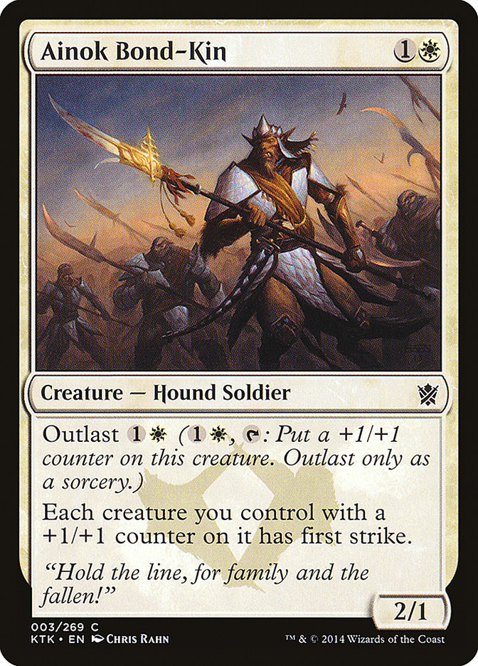 Ainok Bond Kin - Khans of Tarkir MTG Card - Rare Creature for Magic: The Gathering Deck Building & Commander Games