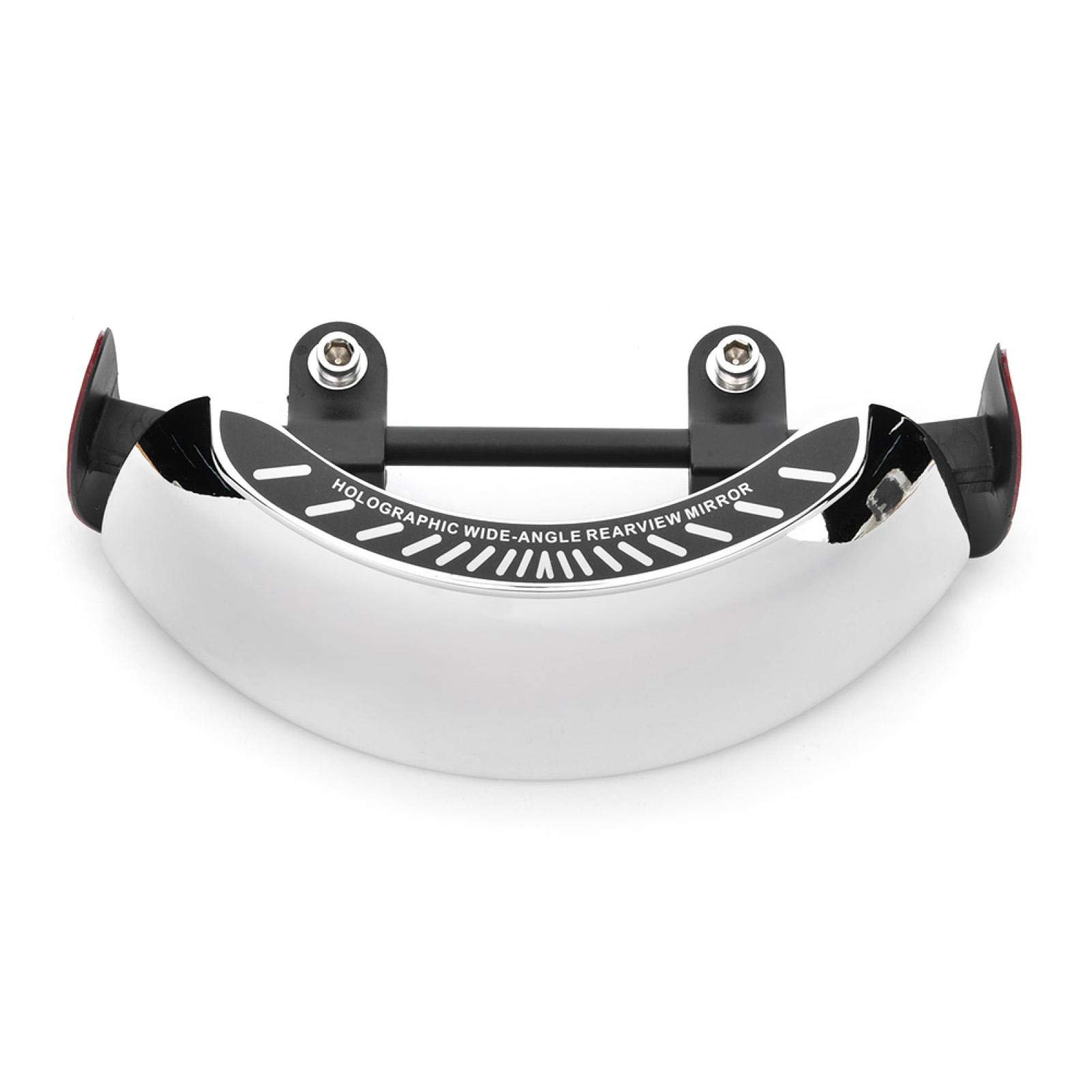 Chrome Motorcycle Side View & Rear View Mirror for Street Bikes, Scooters, Sport Bikes and Cruisers - Durable Safety Accessory for Enhanced Visibility While Riding