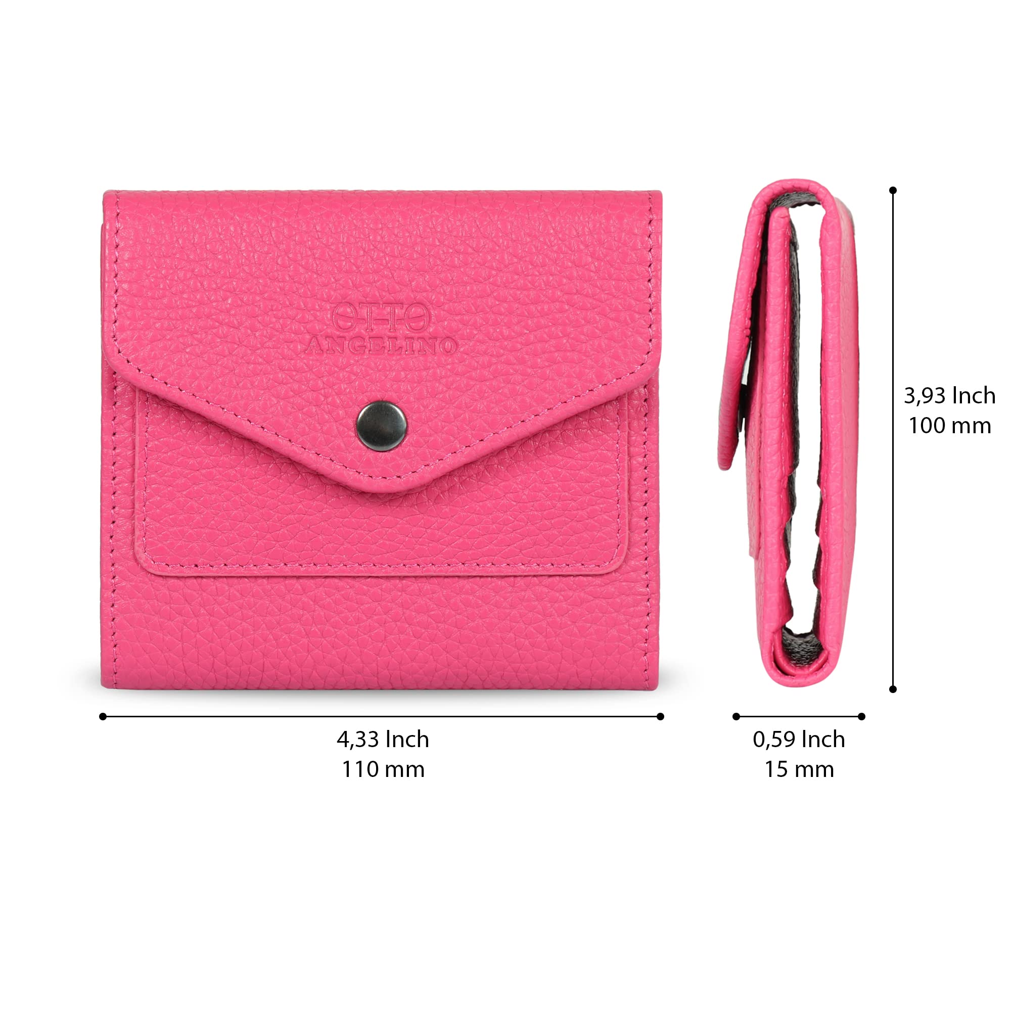 Premium Genuine Leather RFID Blocking Wallet for Men & Women - Slim Envelope Design - Ideal for Travel, Business & Everyday Use