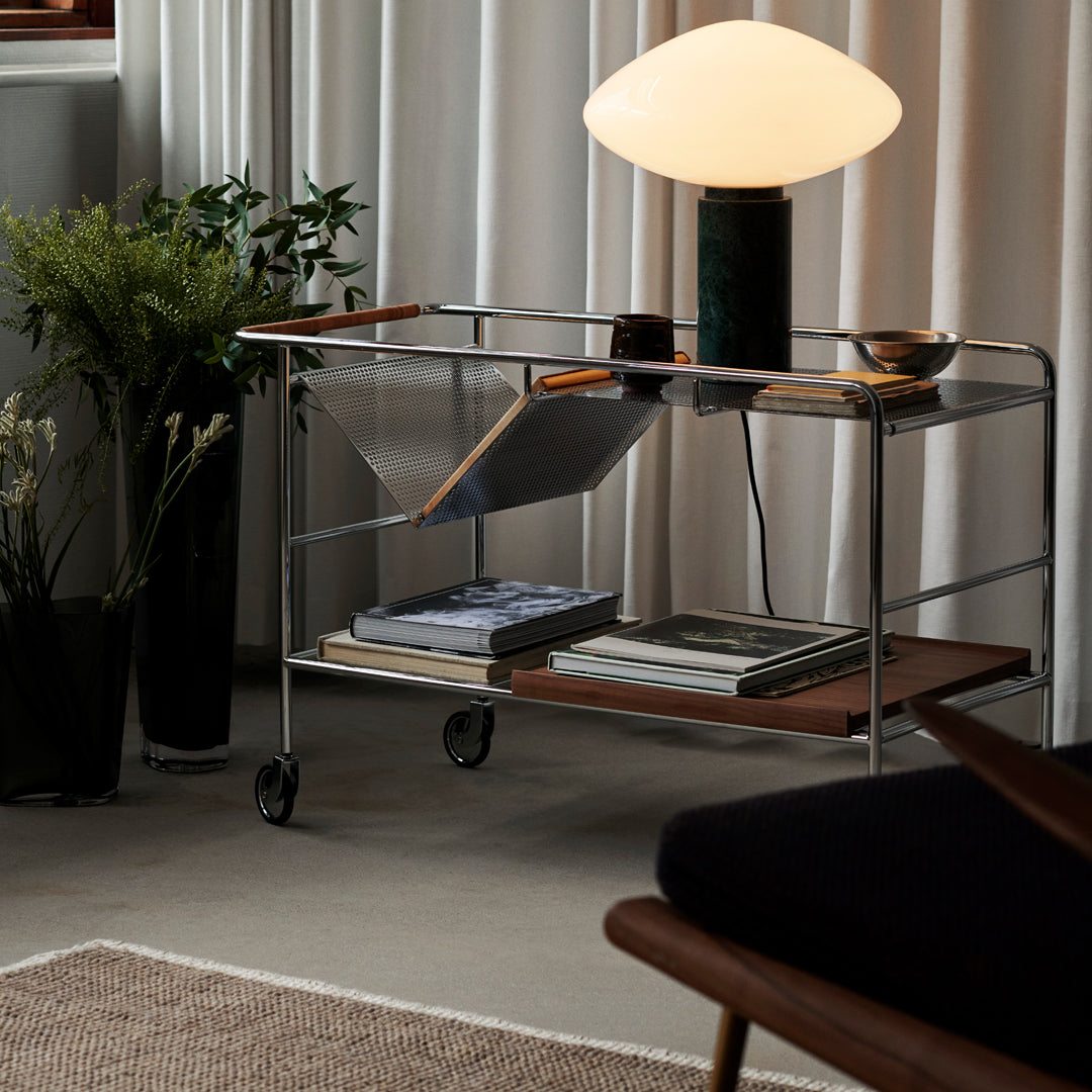 Alima NDS1 Rolling Trolley Cart - Heavy Duty Luggage Carrier with 360° Wheels for Travel, Shopping, and Warehouse Use