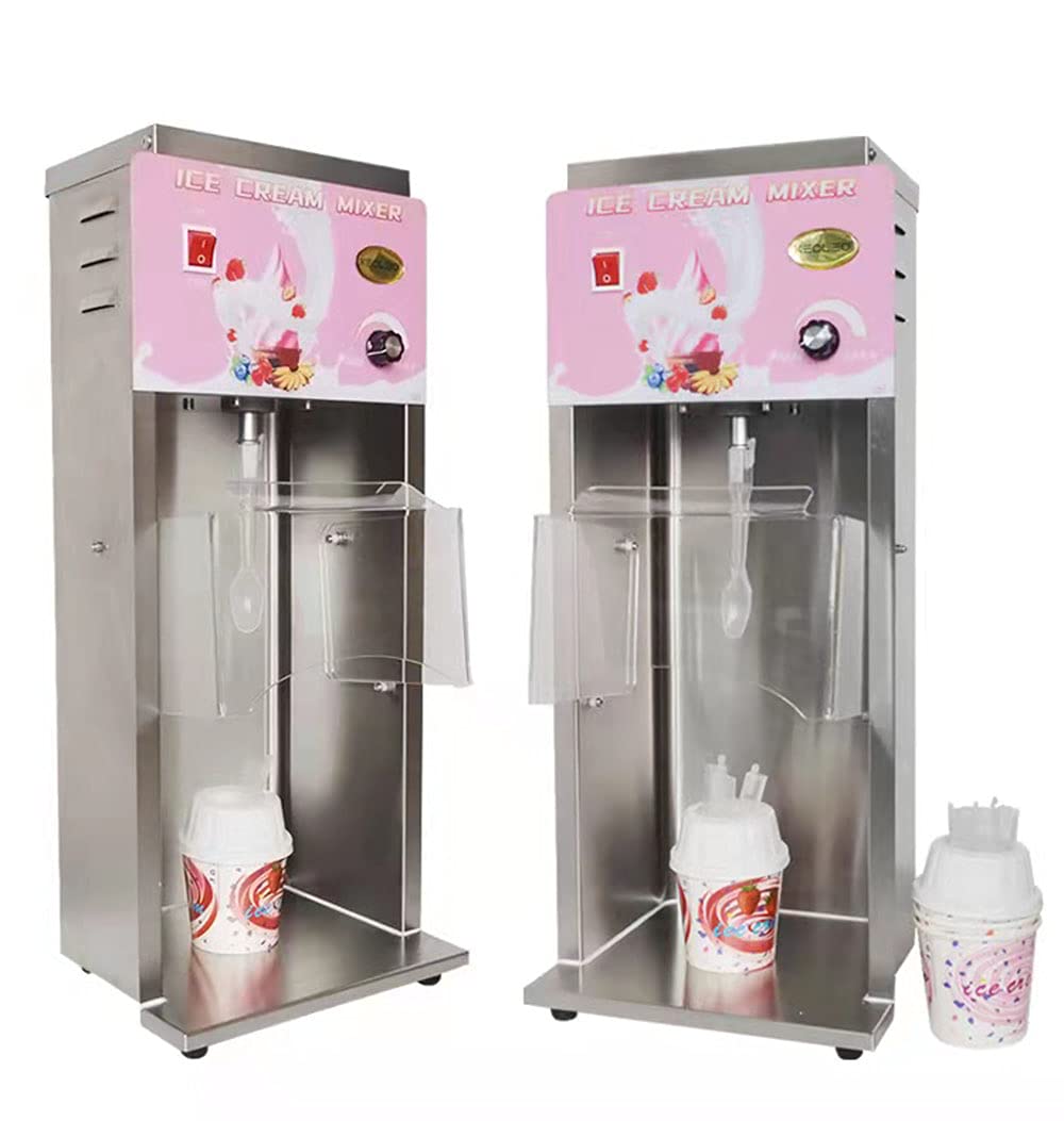 Commercial Soft Serve Ice Cream Maker - 0-3600 RPM Stepless Speed Blender for Shakes, Mixes & Flurries (110V) - Perfect for Restaurants, Cafes & Ice Cream Shops