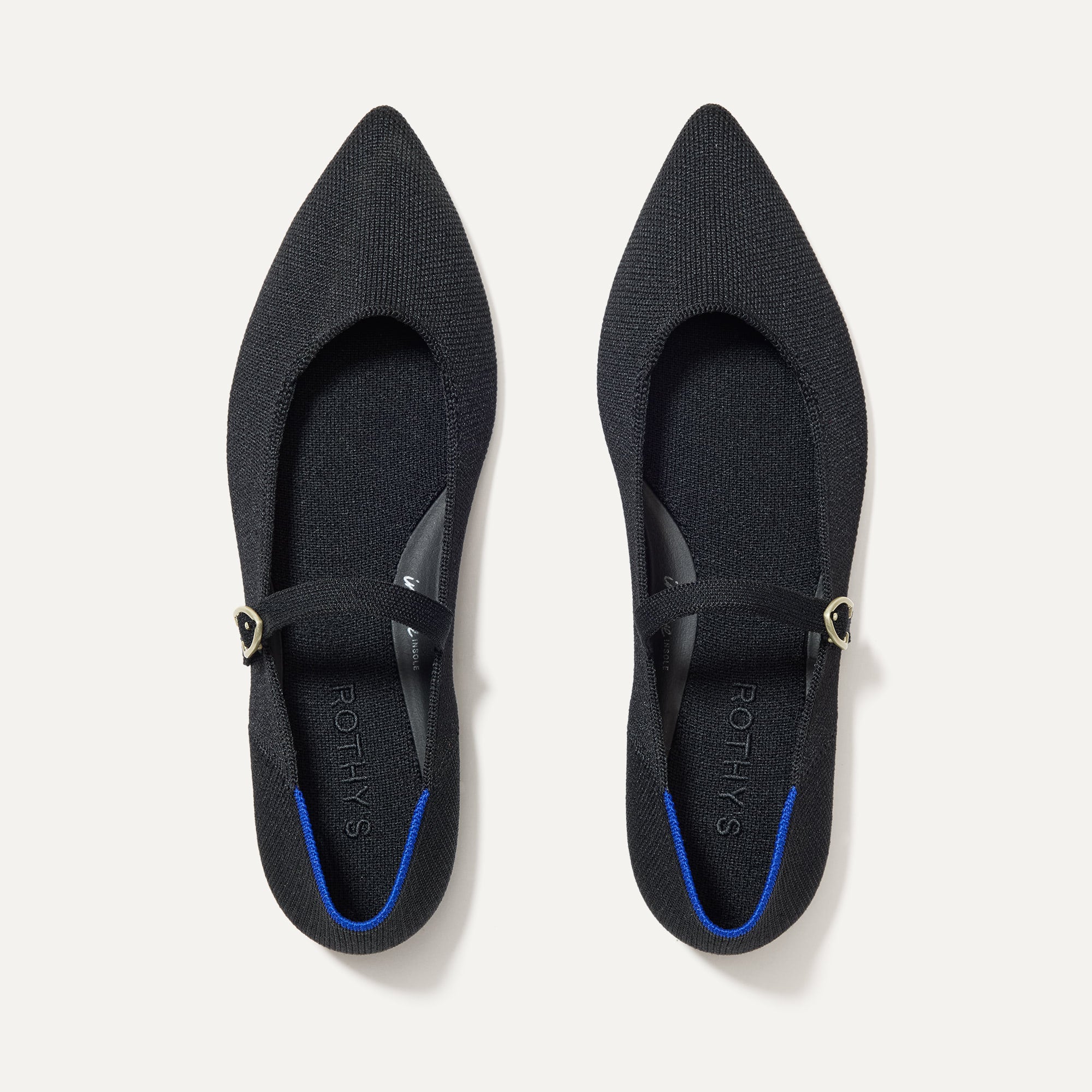 The Point Mary Jane II Women's Comfortable Flats - Classic Ballet Shoes for Casual Wear, Work & Everyday Outfits