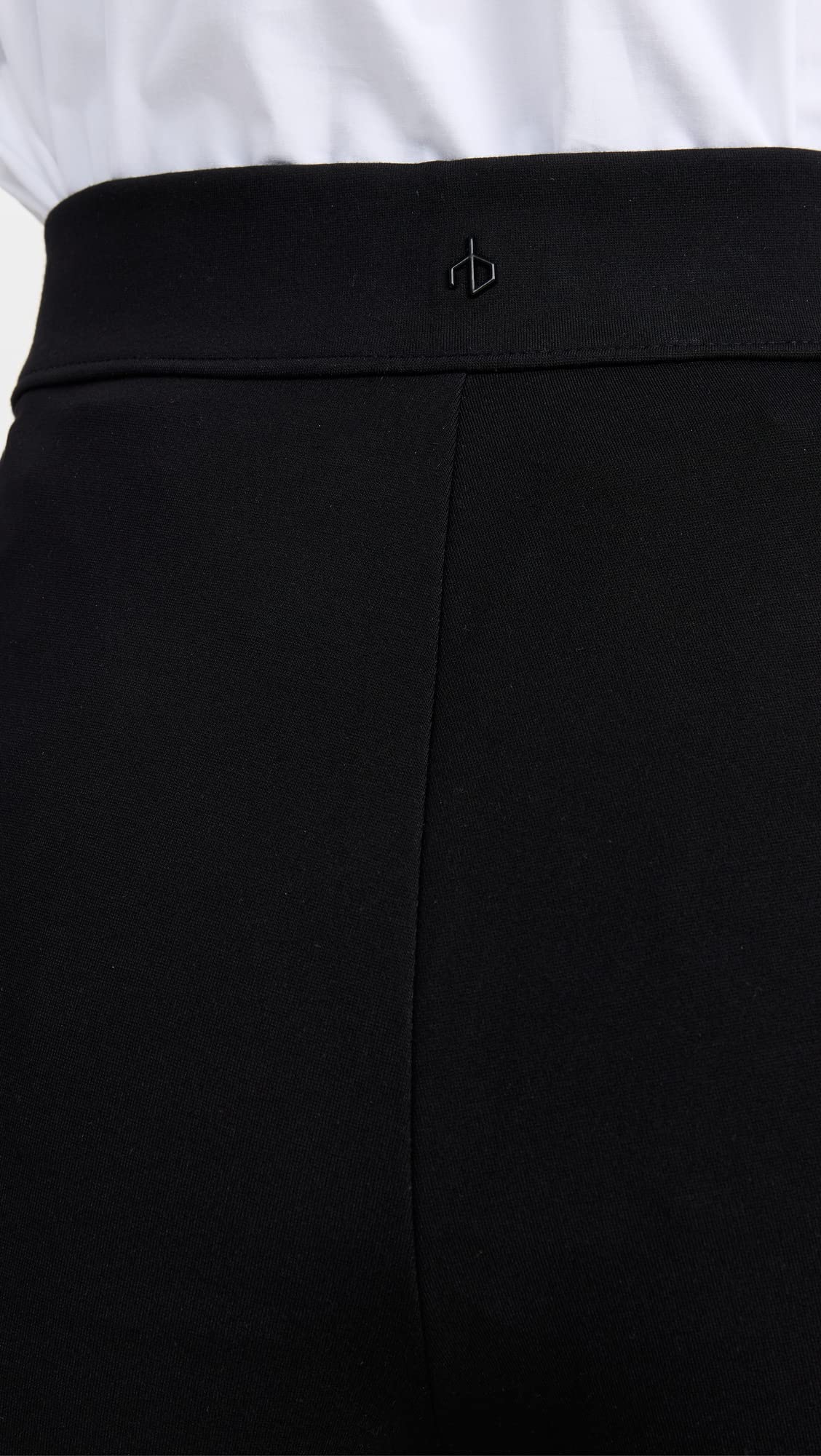 Rag & Bone Women's Irina Ponte Wide Leg Pants - High Waisted Stretch Trousers for Work & Casual Wear | Comfortable Office Pants & Weekend Outfit