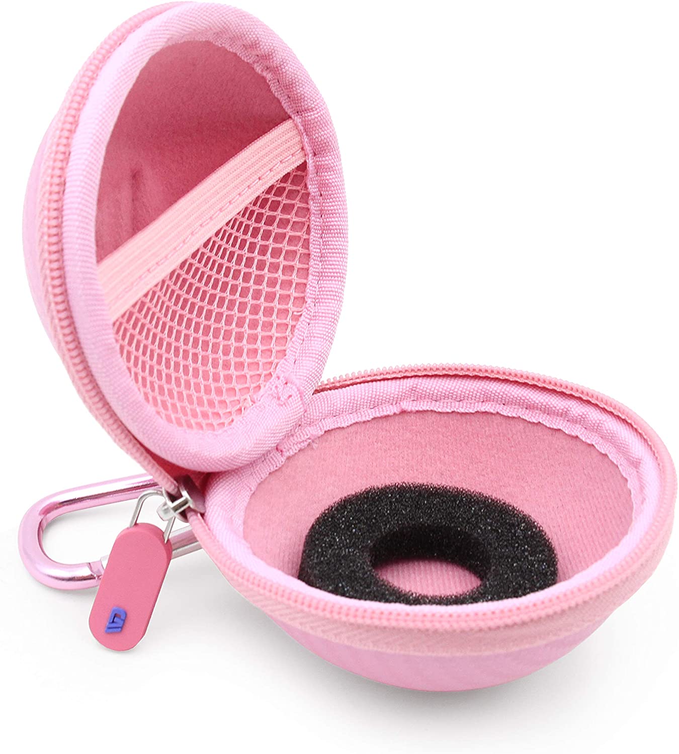 Casematix Pink Carry Case for Tamagotchi Pix Camera - Protective Case with Wrist Strap & Carabiner - Perfect for Virtual Pet Protection and On-the-Go Play