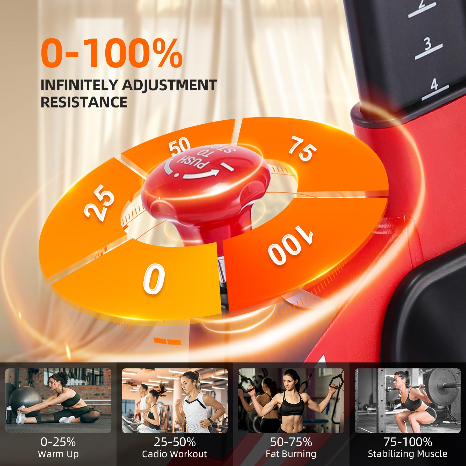WENOKER Indoor Cycling Bike - Silent Belt Drive Exercise Bike with Heavy Flywheel & Digital Monitor for Home Gym Cardio Workout | Perfect for Small Spaces, Apartment Fitness & Low-Impact Training