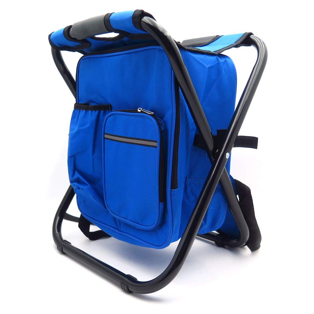 XKMT Portable Folding Camping Chair - Lightweight Fishing Stool with Carry Bag for Outdoor Travel, Beach, Picnic & Backpacking - Compact & Durable for Hiking, Camping Trips and Beach Relaxation