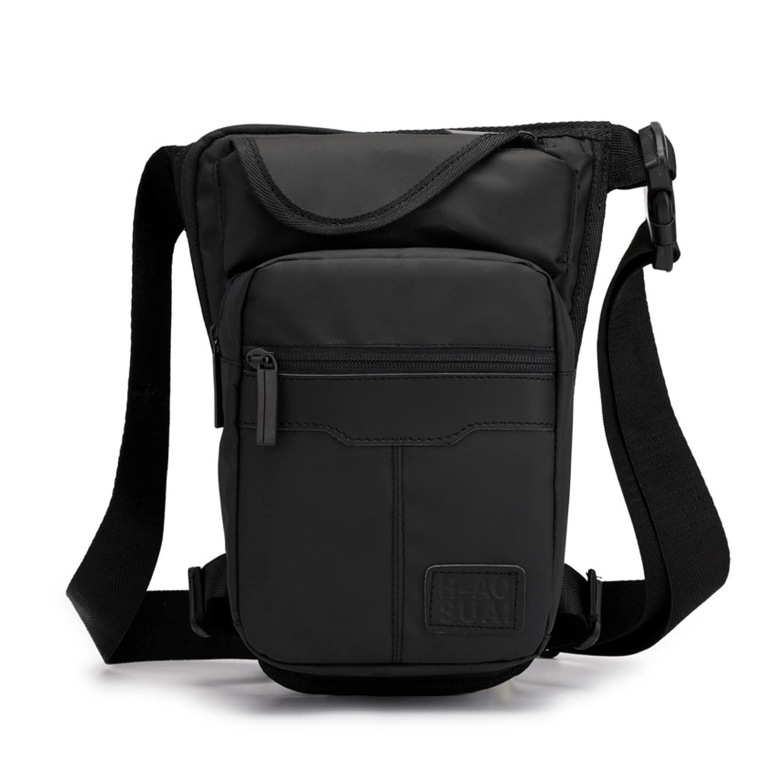 YDHWY Nylon Men's Drop Leg Bag - Waterproof Fanny Pack for Motorcycle Riding, Hiking & Travel - Adjustable Waist Belt & Thigh Strap for Outdoor Sports (Color: A) - Perfect for Cycling, Concerts and Everyday Use