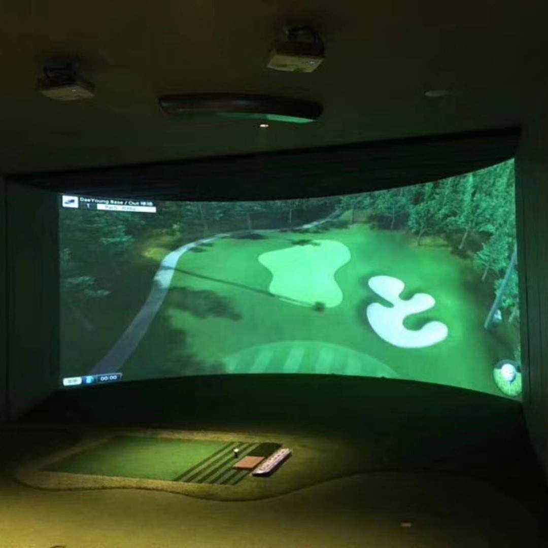 Terakart Indoor Golf Simulator Impact Screen - Large Projection Screen for Home Golf Training | Perfect for Beginners & Home Practice | Enhance Your Swing Accuracy in Any Weather