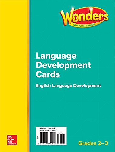 Grade 2-3 English Language Development Cards - Reading Wonders ELL & ELD Learning Tools for ESL Students | Perfect for Classroom Activities & Homeschooling