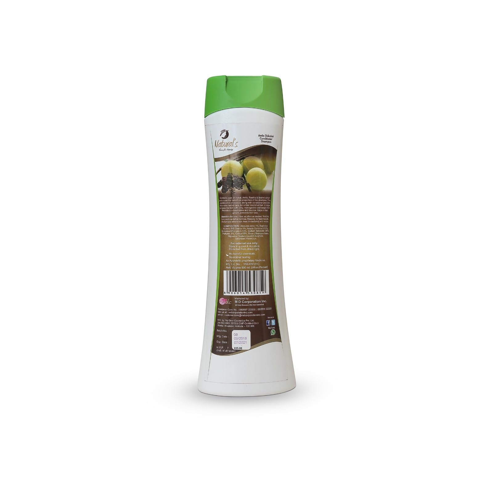 Natural's Care Amla Shikakai Hair Conditioner & Shampoo for Long Strong Hair - 500ml (Pack of 1) | Ayurvedic Herbal Treatment for Hair Growth & Shine | Perfect for Daily Hair Care Routine