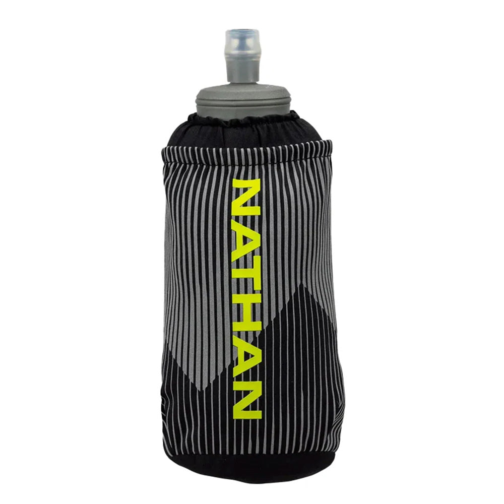 Nathan ExoDraw 2 Insulated 18oz Handheld Water Bottle - Leakproof & Insulated for Hiking, Running, Gym & Outdoor Activities