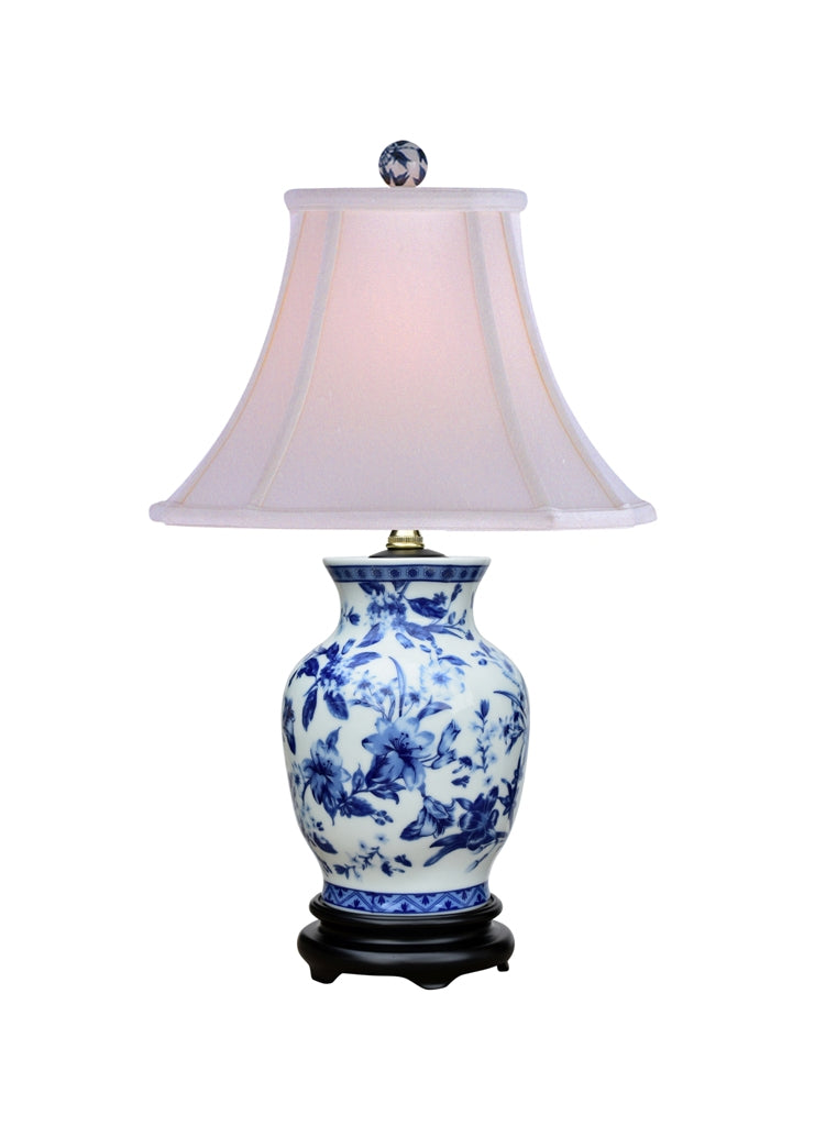 Asian Inspired Ceramic Table Lamp - Handcrafted Home Decor for Living Room, Bedroom & Office