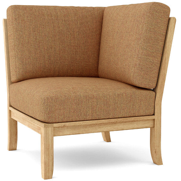 Natsepa Corner Modular Deep Seating Chair - Comfortable Outdoor Patio Furniture for Backyard, Poolside & Garden Relaxation