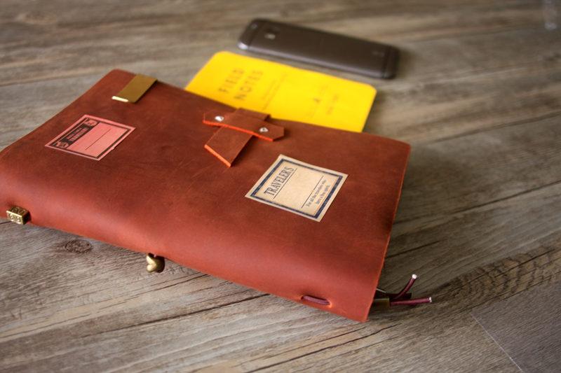 Personalized Leather Travel Journal Notebook - Handmade Custom Name Engraved for Men & Women - Perfect for Writing, Sketching & Adventure Travel Gifts
