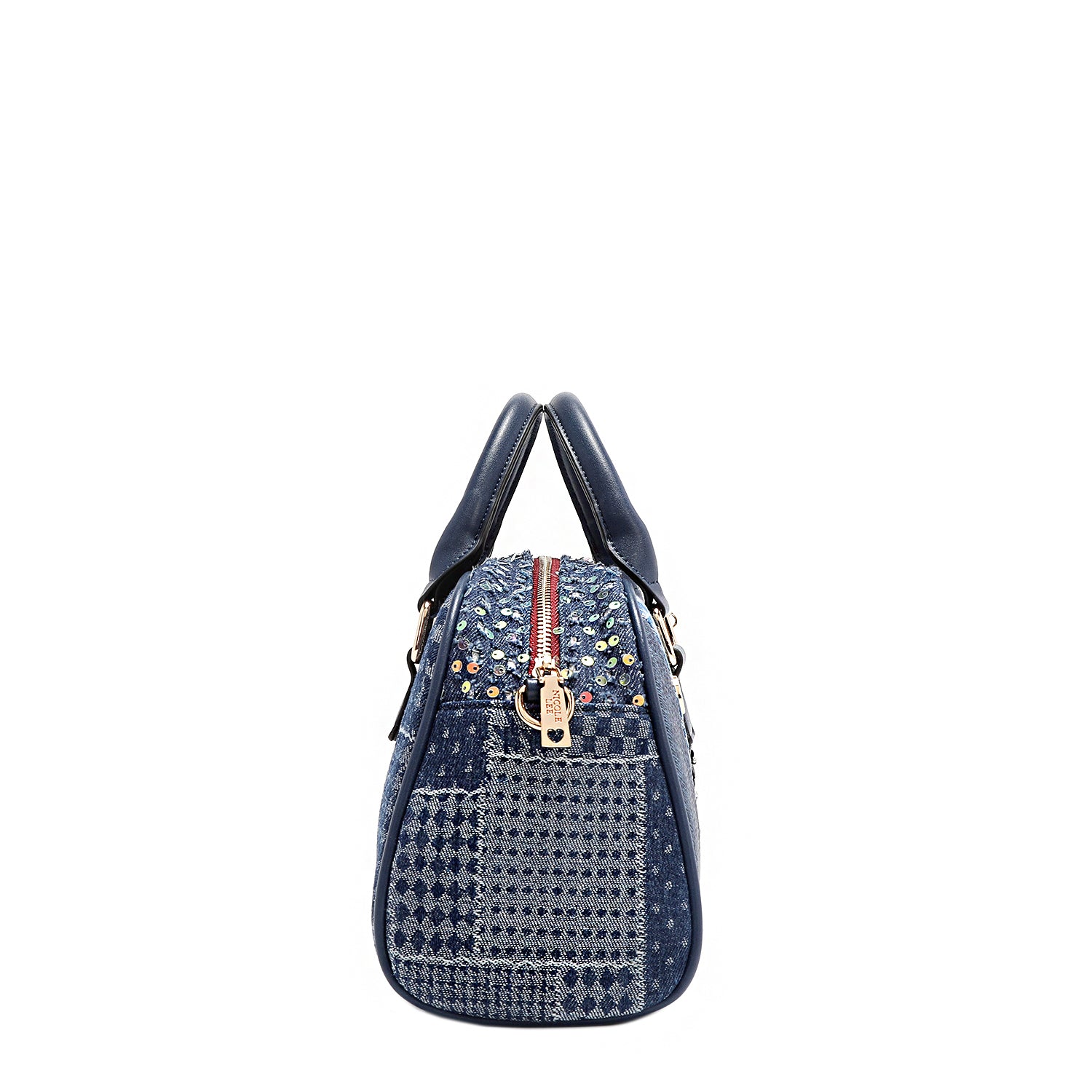 Patch Flower Mini Bowling Bag - Stylish & Trendy Crossbody Purse for Women | Perfect for Casual Outings, Shopping & Travel