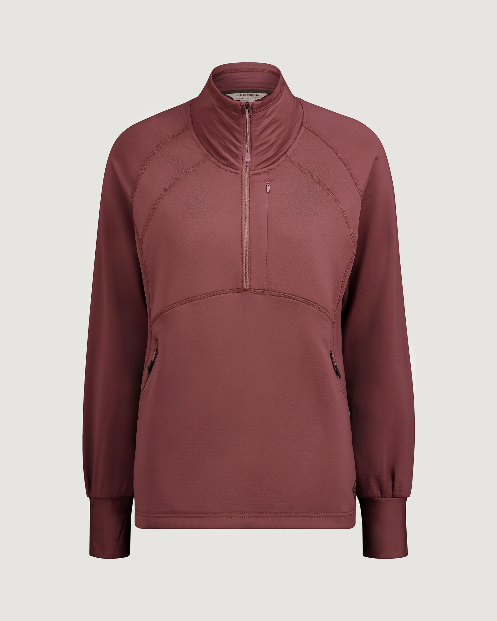 ULT Hike Women's Quarter Zip Pullover Fleece Jacket - Lightweight Warm Outdoor Hiking Top for Women - Perfect for Camping, Trail Running & Fall Adventures