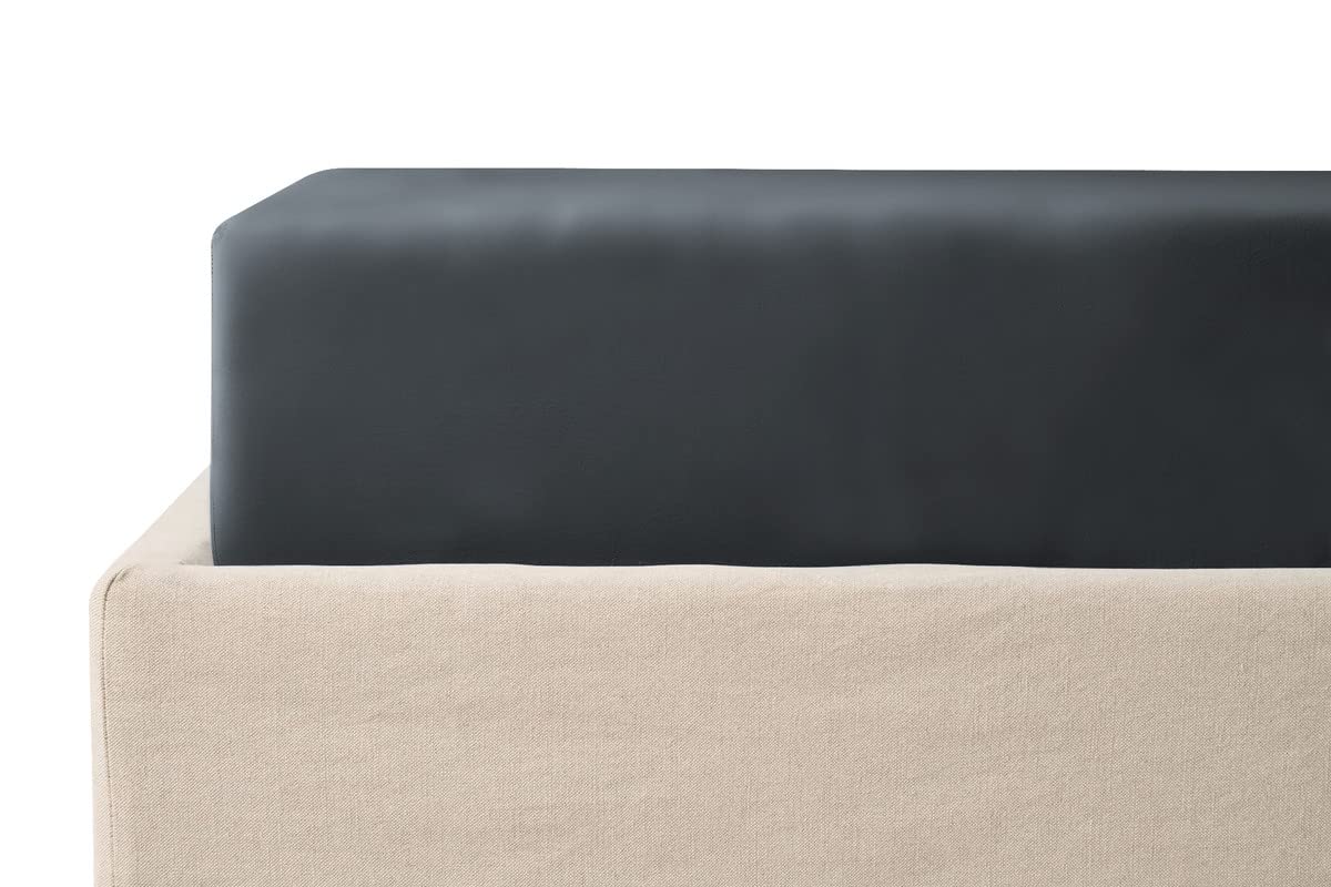 California King Fitted Sheet - 17 Inch Deep Pocket, 400 Thread Count 100% Cotton Wrinkle-Free Luxury Bedding - Dark Grey Hotel Quality Bottom Sheet for Comfortable Sleep & Easy Bed Making