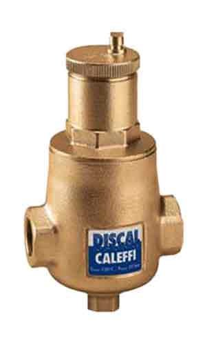Caleffi 551007A 1-1/4-Inch 150 PSI NPT Air Separator for Hydronic Heating Systems | HVAC Air Removal Device | High Efficiency Air Vent