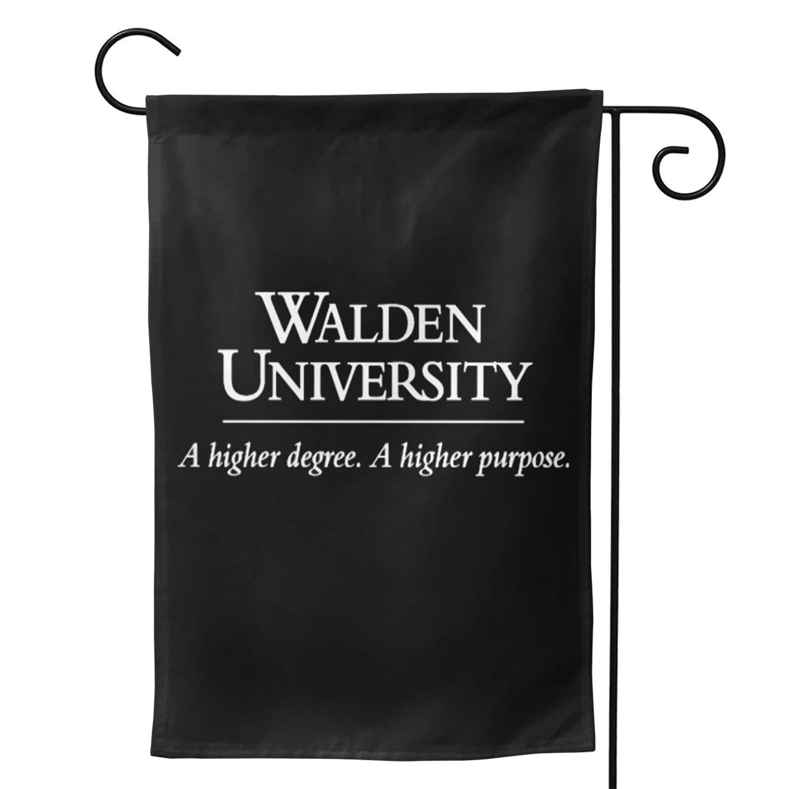 Double-Sided Vertical Garden Flag for Outdoor Decor - Walden University Themed Yard & House Decoration | Perfect for College Alumni, Graduation Gifts & School Spirit Displays