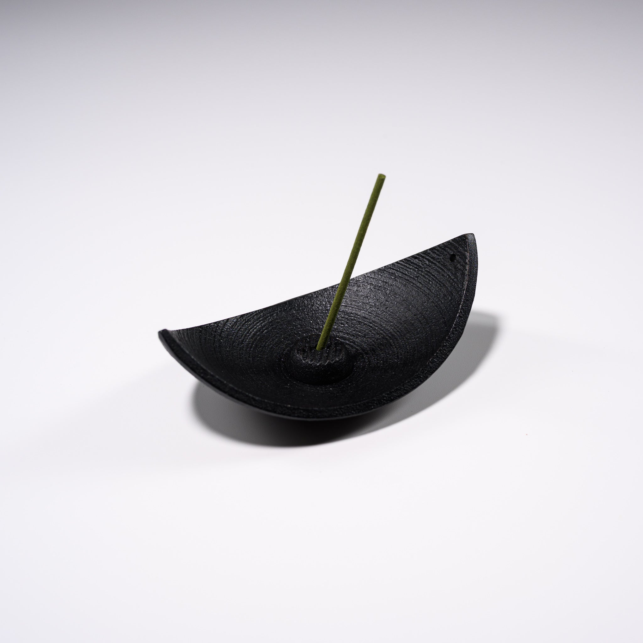 Yamagata Cast Iron Incense Holder - Sasafune Small Size - Traditional Japanese Incense Burner for Meditation, Yoga & Home Decor