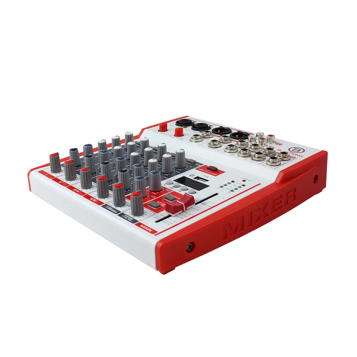 Blastking 8 Channel Analog Stereo Mixing Console - ULTRAMIX 8USBII Professional Audio Mixer for DJs, Live Sound & Studio Recording | USB Connectivity & Premium Sound Quality