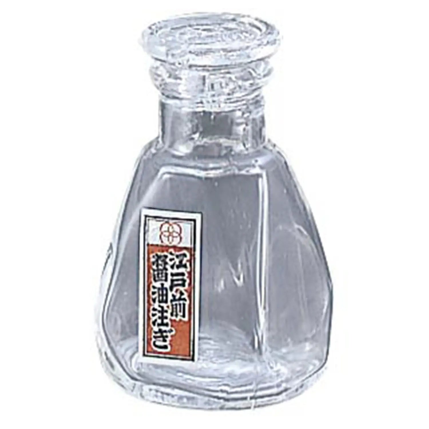 Premium EBM Glass Soy Sauce Cruet with Drip-Free Spout - Elegant Tabletop Dispenser for Asian Cuisine, Sushi, and Salad Dressing