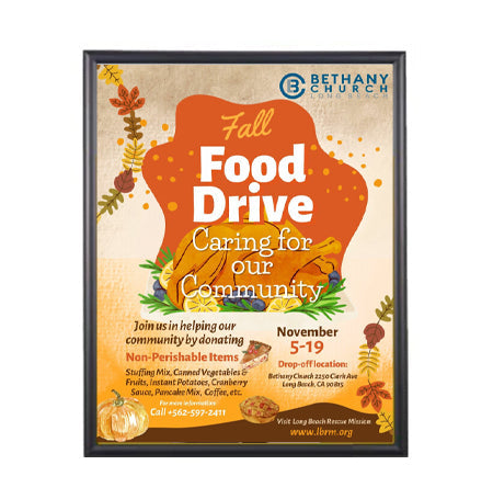 30x40 Poster Frame - SwingFrame Wide Face Metal Display with Swing Open Design - Perfect for Home Decor, Office Art, and Gallery Exhibitions