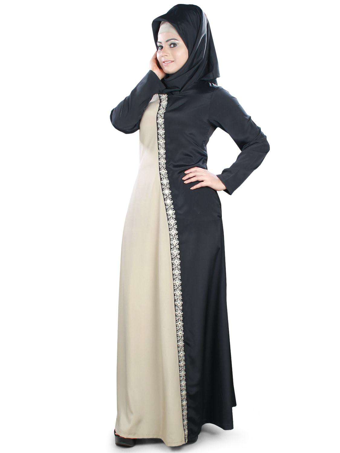 Elegant Muslim Abaya Dress for Women - Modest Islamic Prayer Gown - Perfect for Eid, Ramadan & Daily Wear