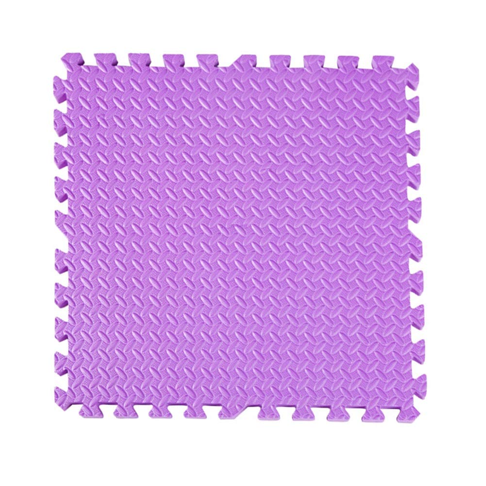 Interlocking Foam Play Mat for Kids - Waterproof, Non-Slip Puzzle Floor Tiles (60x60x1cm, 10-Piece Set, Purple) - Perfect for Nursery, Playroom & Daycare Safety Flooring