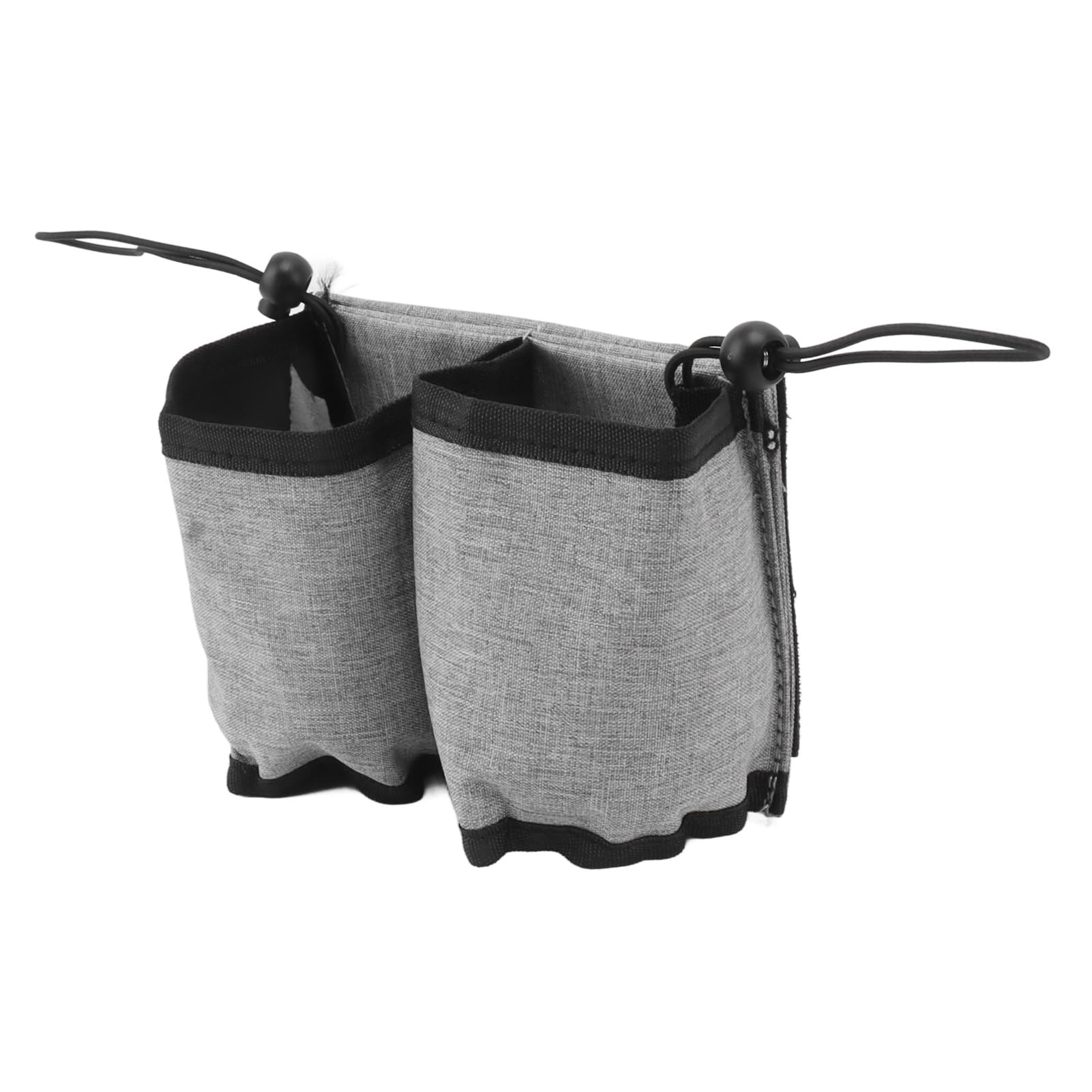 Foldable Travel Cup Holder for Two Drinks - Oxford Fabric Beverage Caddy with Washable Design - Perfect for Car, Airplane, and Outdoor Adventures