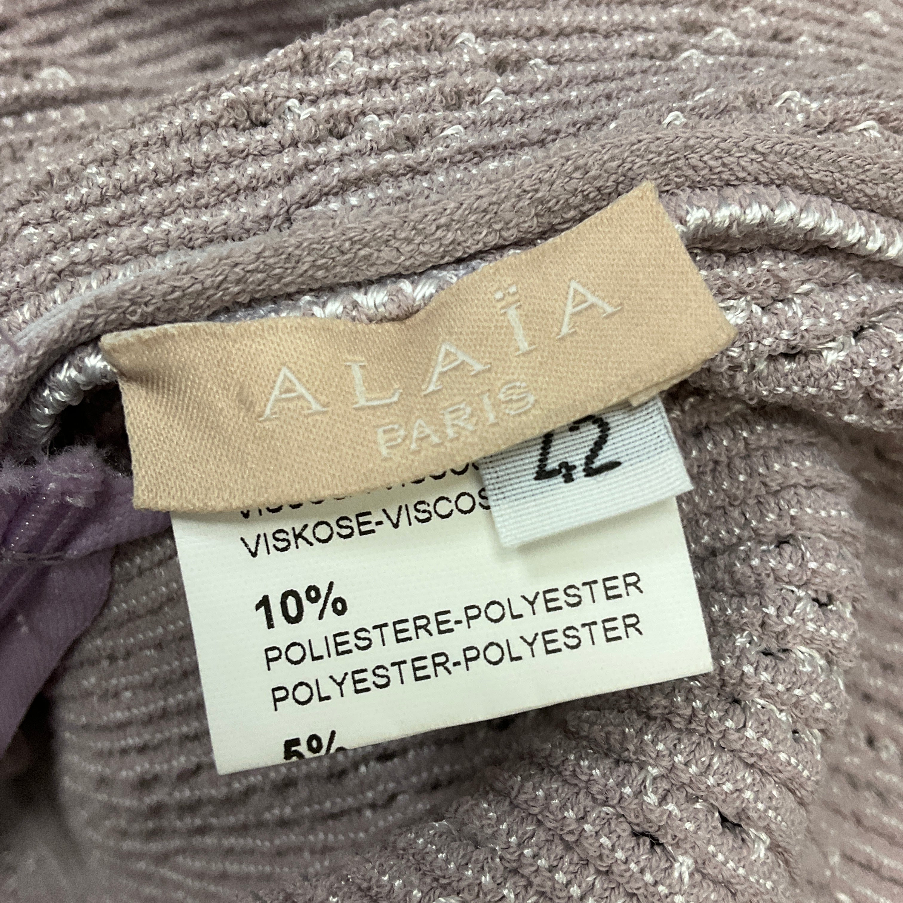 Alaia Lilac Sleeveless Stretch Knit Dress for Women - Comfortable Bodycon Party Dress for Night Out, Date Night or Special Occasions