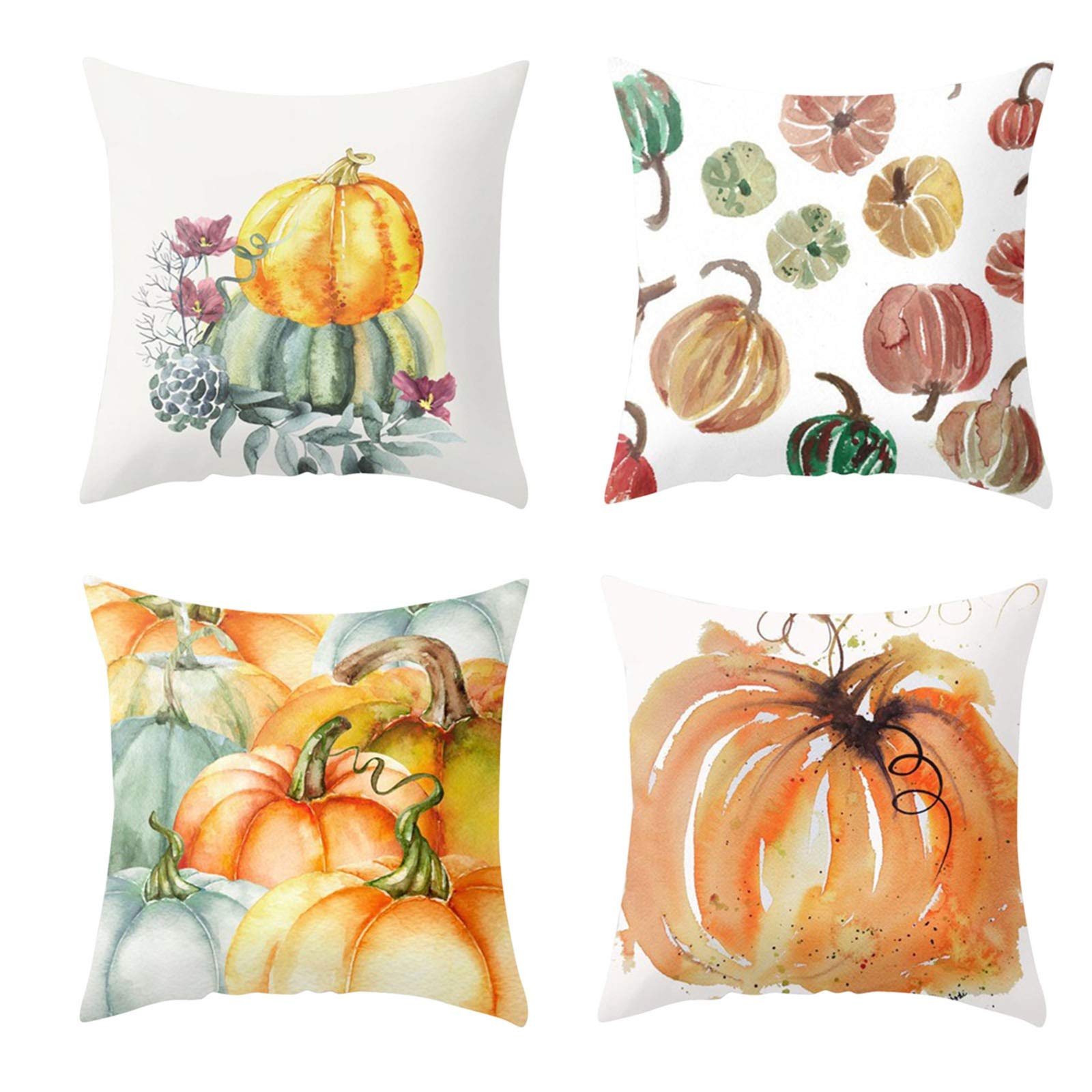 Halloween Sequins Throw Pillow Covers 4pcs - Sofa & Outdoor Decor