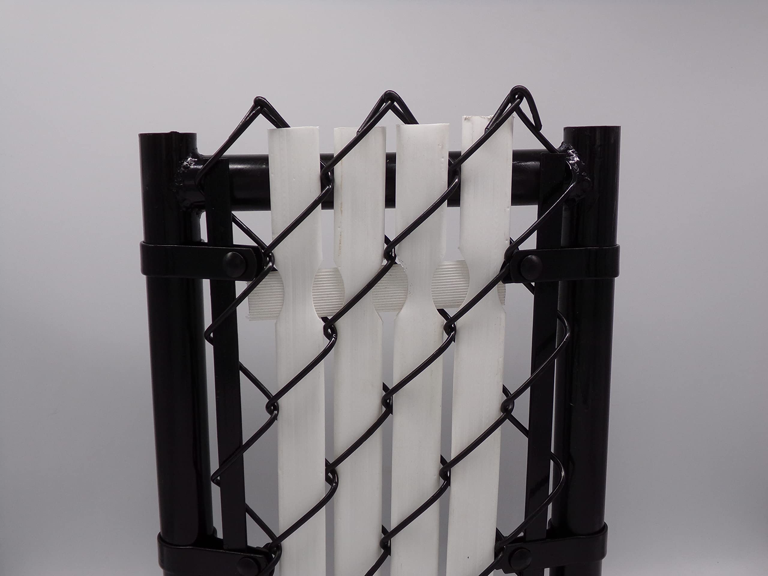 6' Foot Privacy Top Lock Slats - White - Made in USA - Perfect for Fences, Decks & Outdoor Privacy Screens