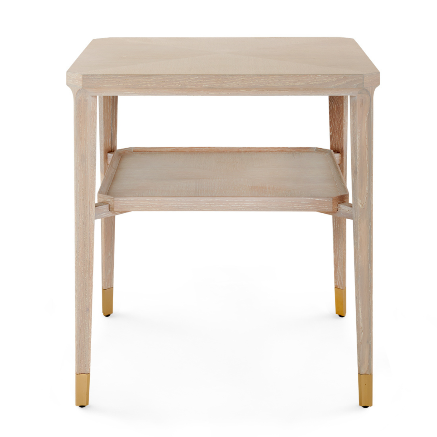 Bertram Square Side Table - Modern Sand Finish Accent Table for Living Room, Bedroom, or Office - Small End Table with Sturdy Metal Frame & Wooden Top - Perfect for Coffee, Books, and Decor