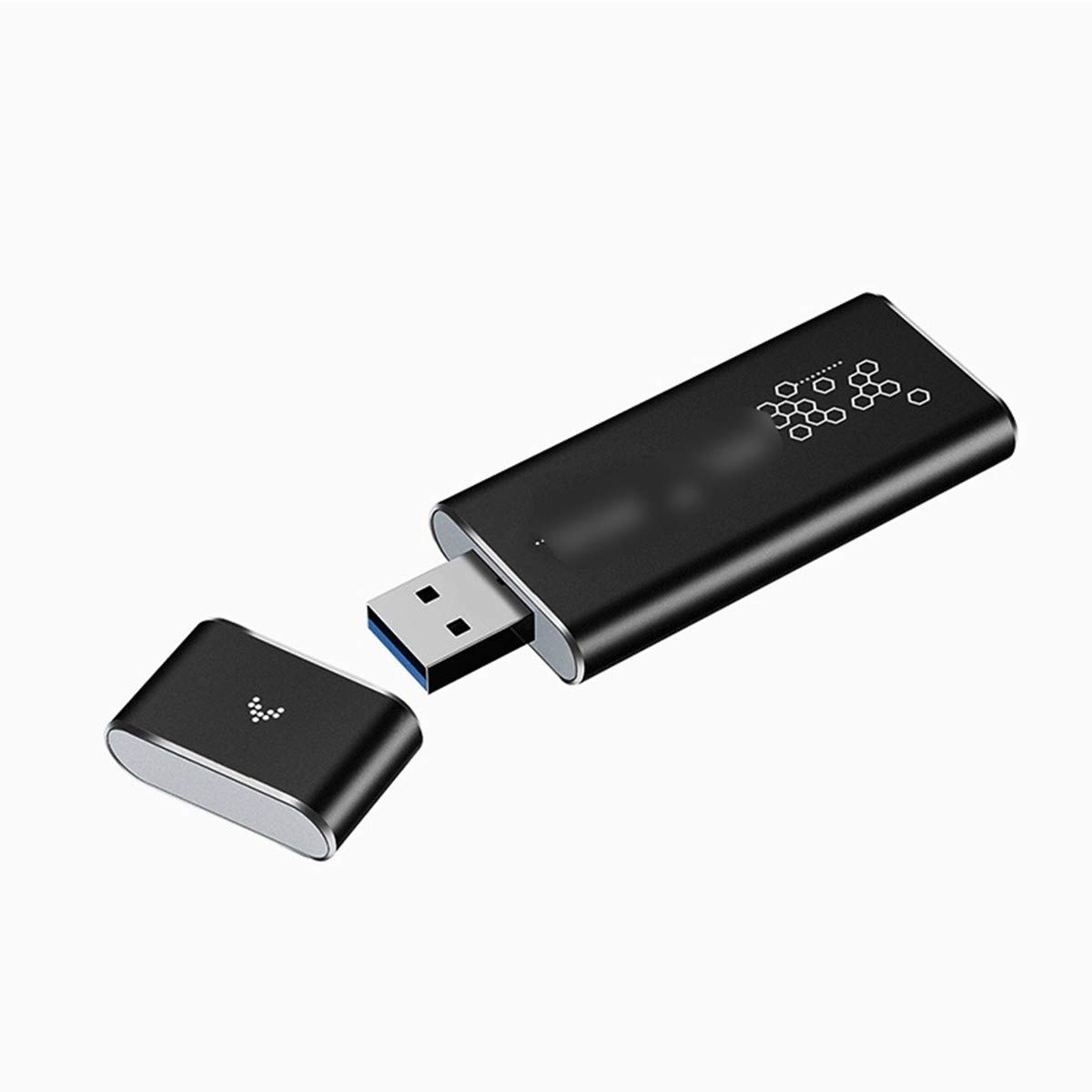 VDSOIUTYHFV M.2 NGFF to USB 3.0 External SSD Enclosure - Portable Aluminum Hard Drive Case for NVMe/SATA SSD, Compatible with Laptop & Desktop - Perfect for Data Transfer, Backup & Storage Expansion