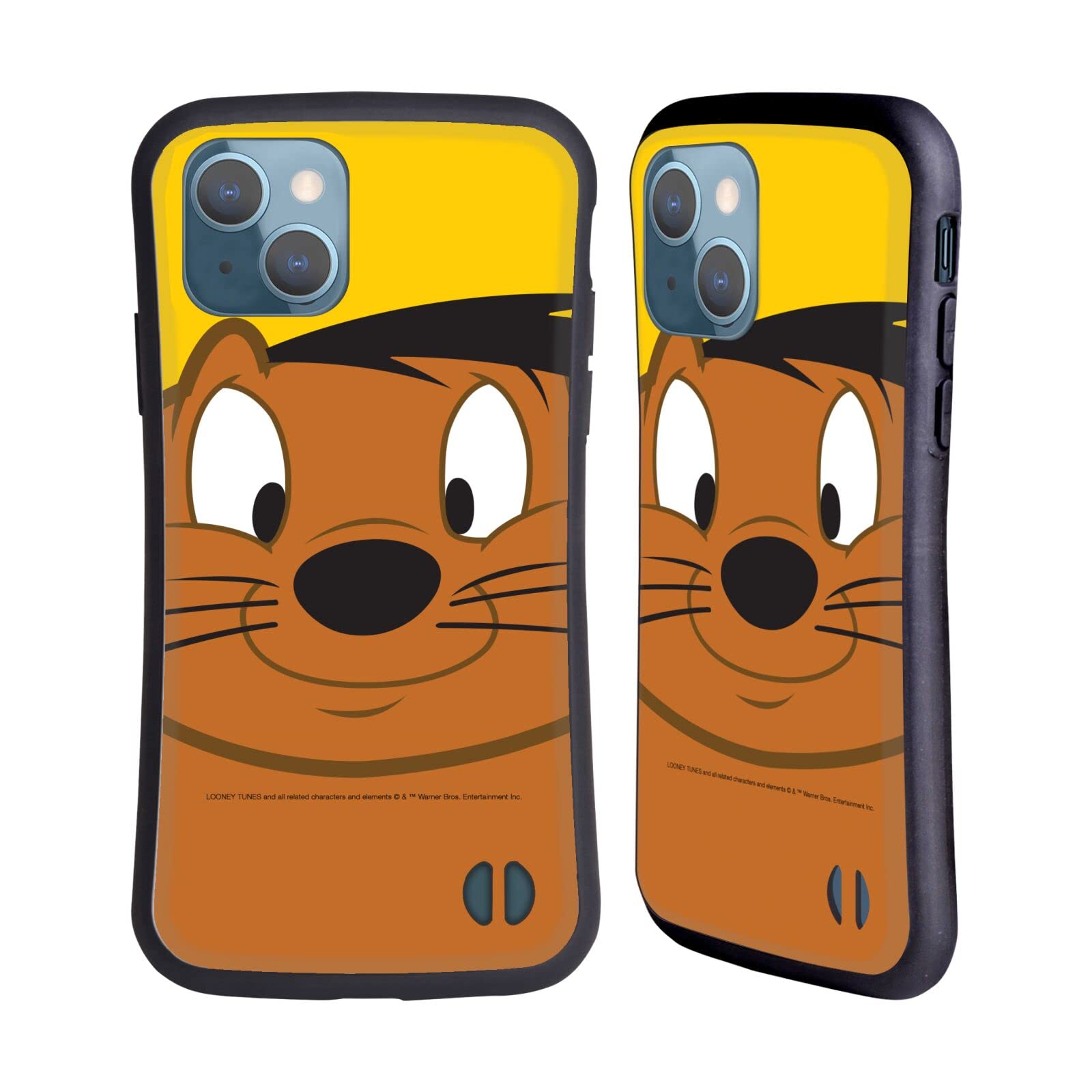 Officially Licensed Looney Tunes Speedy Gonzales iPhone 13 Case - Full Face Hybrid Protective Cover for Apple iPhone 13 - Perfect for Everyday Use, Travel & Showcasing Your Favorite Cartoon Character