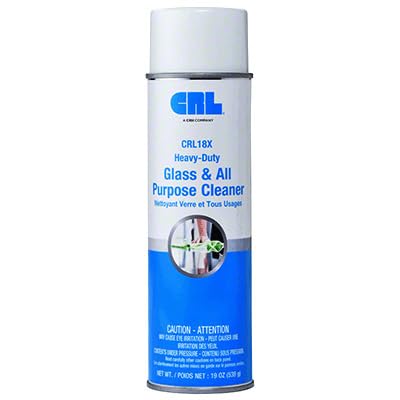 CRL18X Glass & All Purpose Cleaner - Streak-Free Formula for Windows, Mirrors, Countertops & More - Perfect for Home, Office & Commercial Use