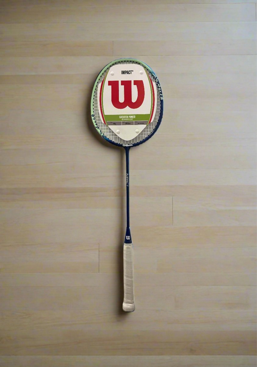 Wilson Impact Badminton Racket - Professional Carbon Fiber Badminton Racket for Adults & Beginners - Lightweight & Durable for Indoor/Outdoor Play, Training & Competitive Matches