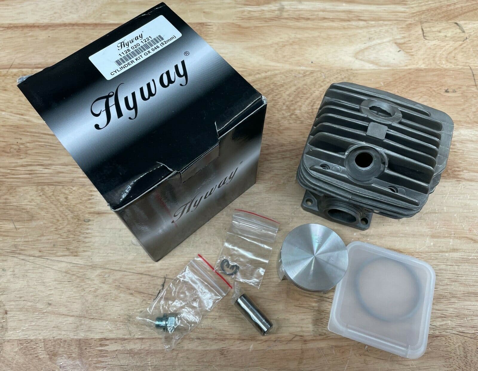 Hyway Nikasil Cylinder Kit 046 (52mm) for Wagners - High-Performance Engine Upgrade for Motorcycles & ATVs - Ideal for Racing, Off-Road & Performance Tuning