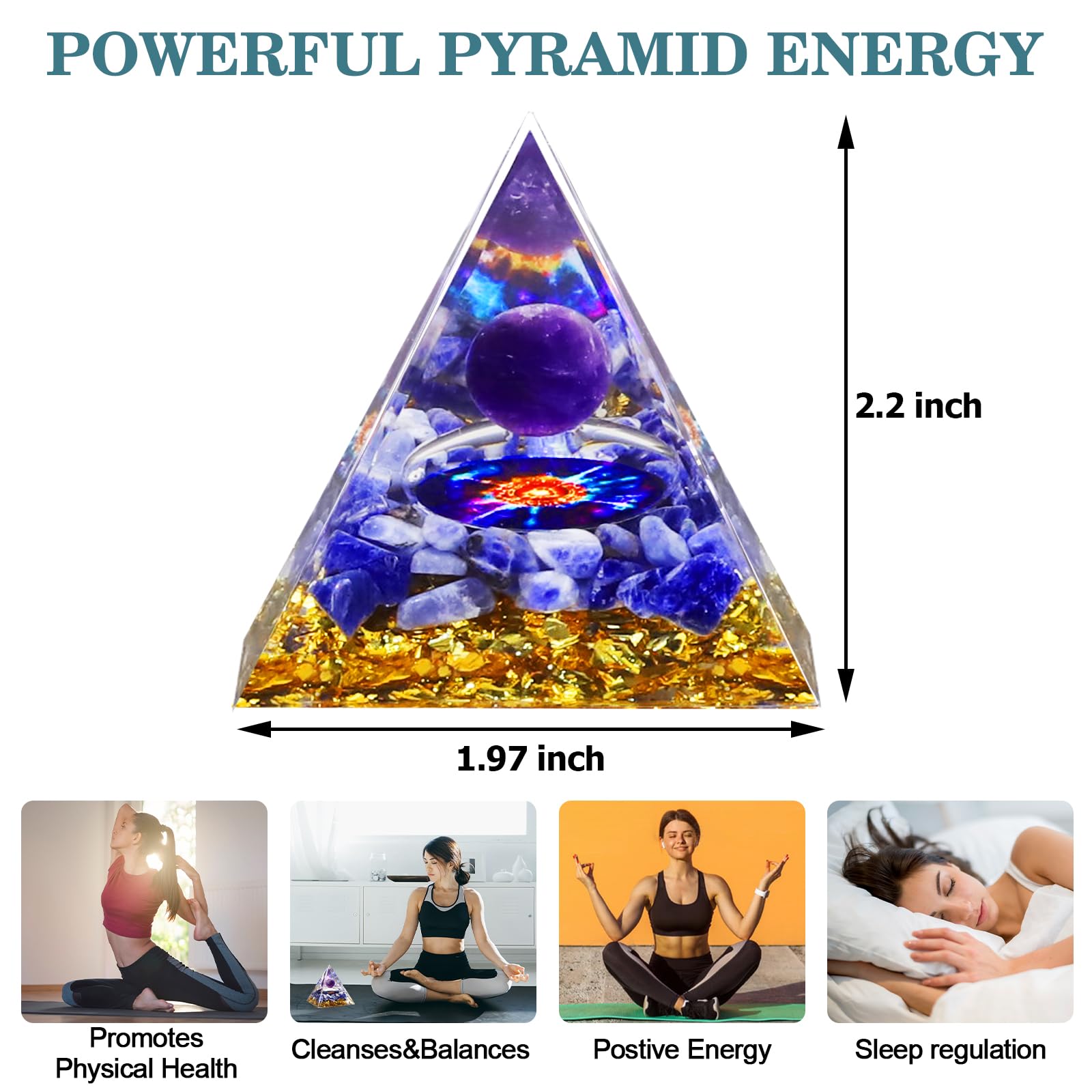 26 Pcs Healing Crystal Set for Meditation & Chakra Balancing - Wooden Box Gift for Beginners