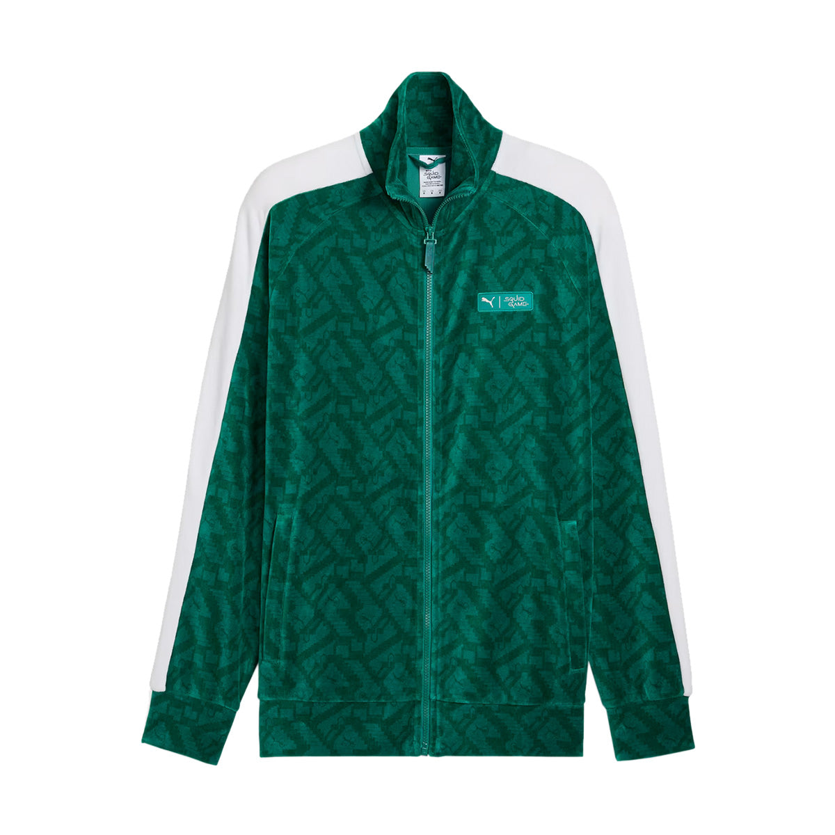 Squid Game T7 Track Jacket 'Mint Tea' - Green Hooded Sweatshirt for Men & Women - Perfect for Cosplay, Halloween, and Streetwear Fashion