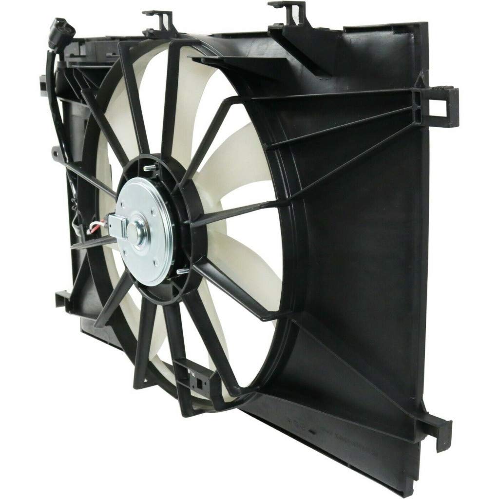 2018-2019 Toyota C-HR Radiator & AC Condenser Cooling Fan Assembly - Replacement for TO3115199 | 16363-0T210 - Perfect for Summer Driving & Overheating Prevention